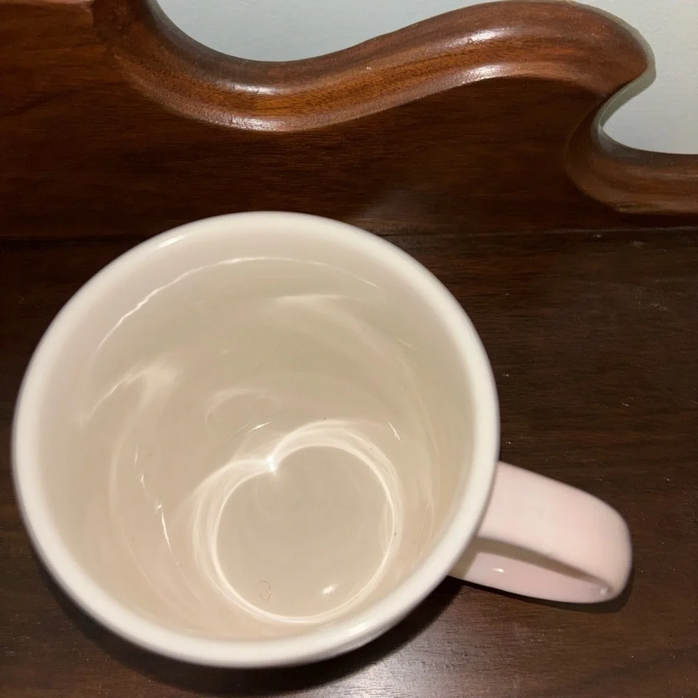 Magenta Wooly Heads Pink Yoga Bunny Ceramic Mug with Lid